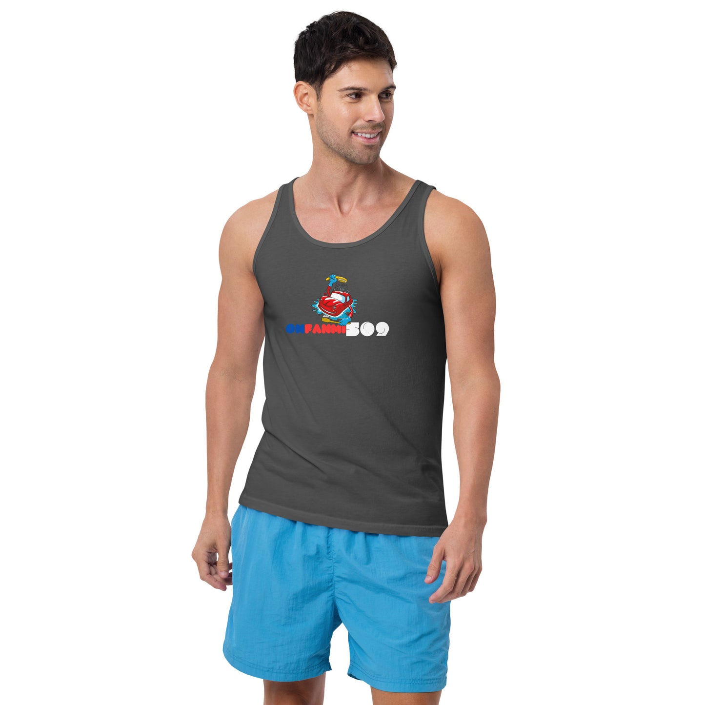 OnFanmi509 White Unisex Tank Top