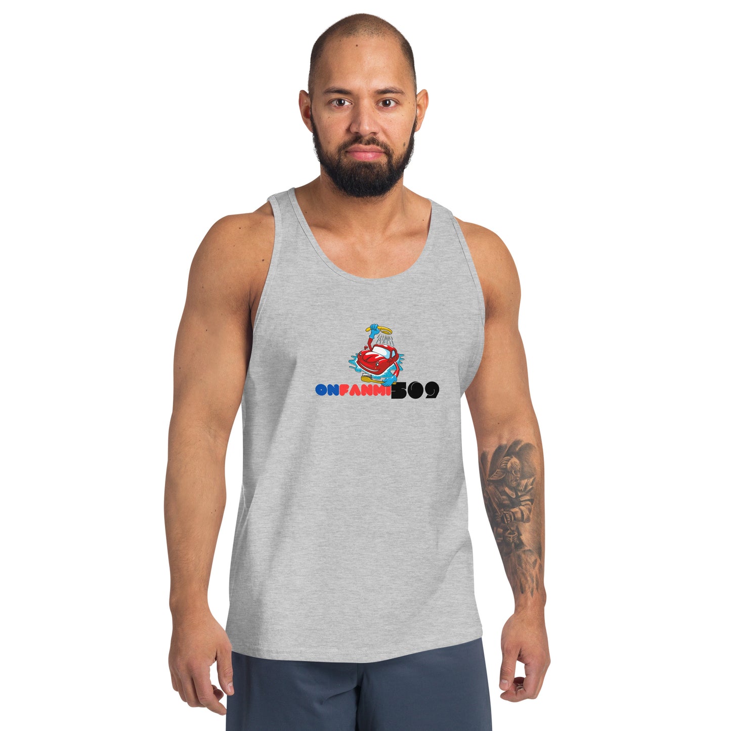 OnFanmi509 Black Unisex Tank Top