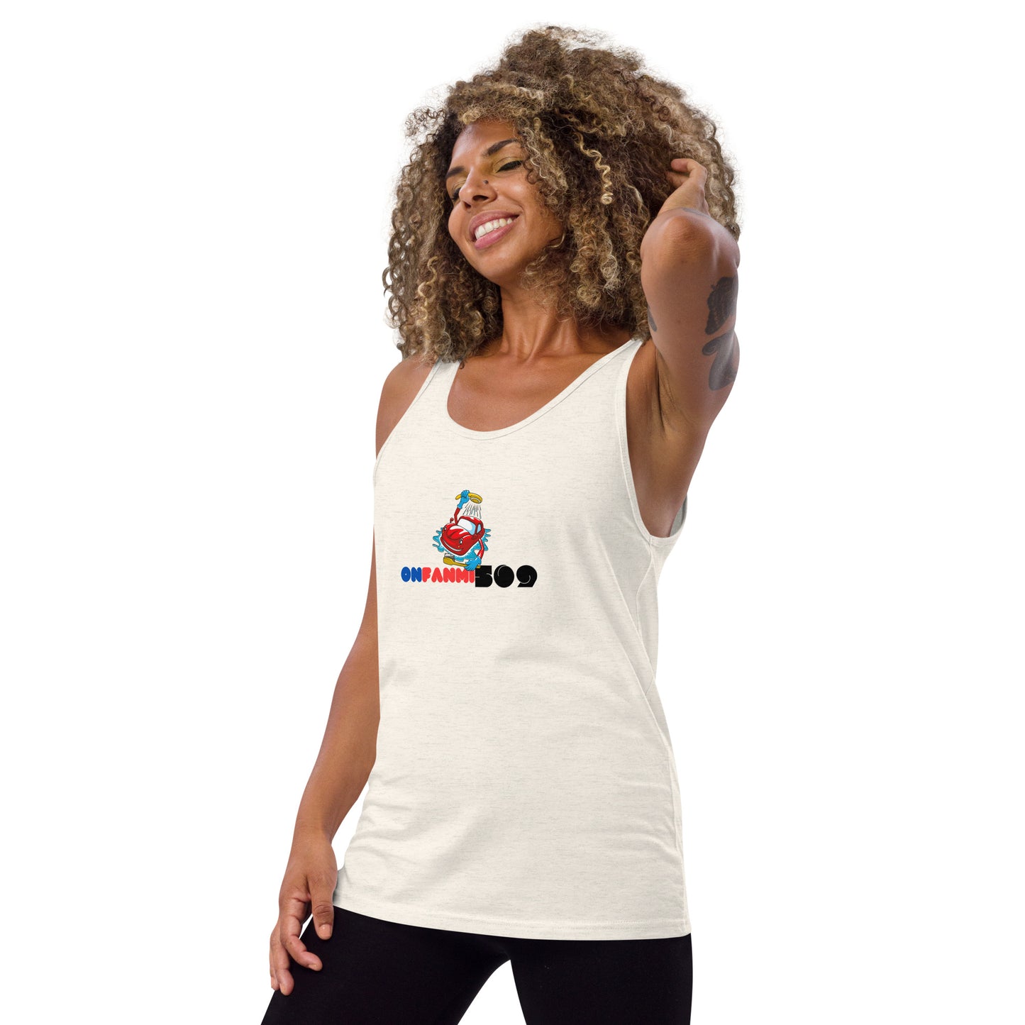 OnFanmi509 Black Unisex Tank Top