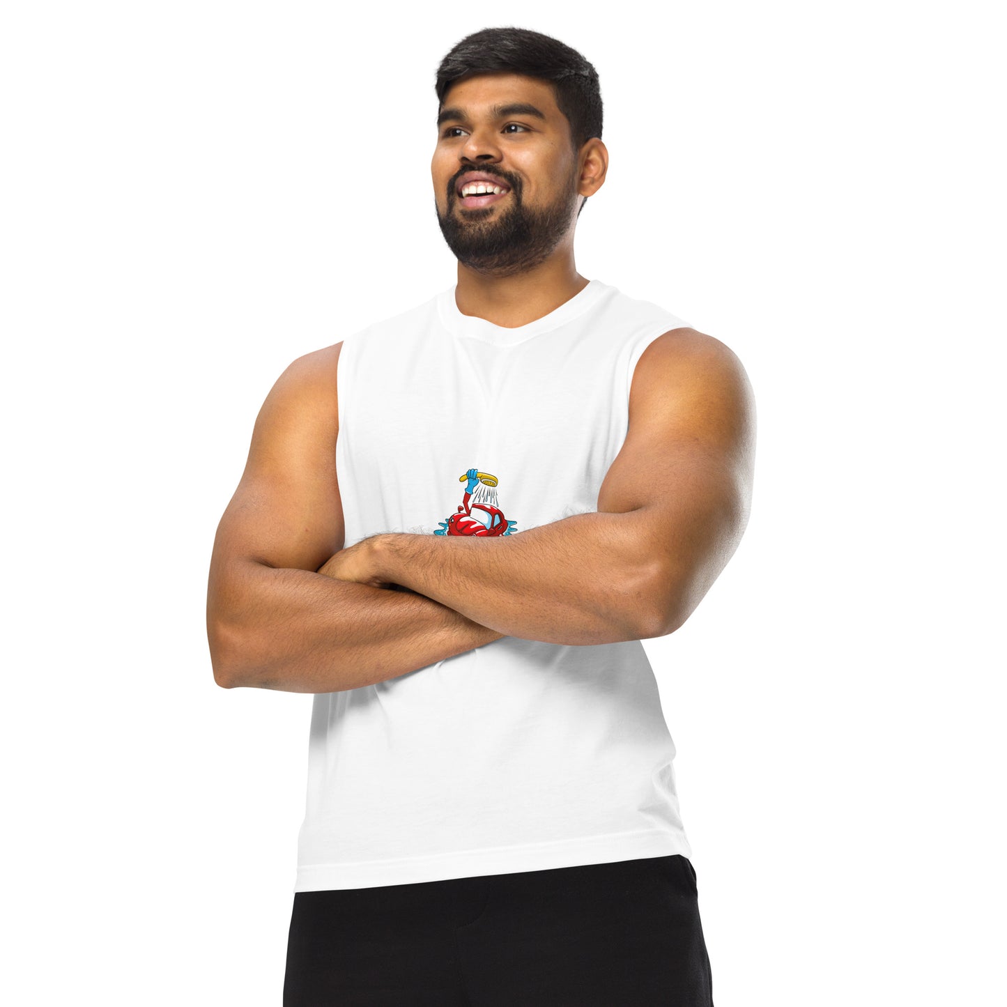 OnFanmi509 Black Muscle Shirt
