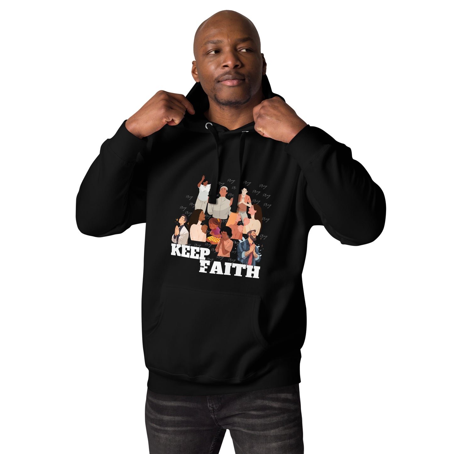 **Pray** Unisex Dark Hoodie