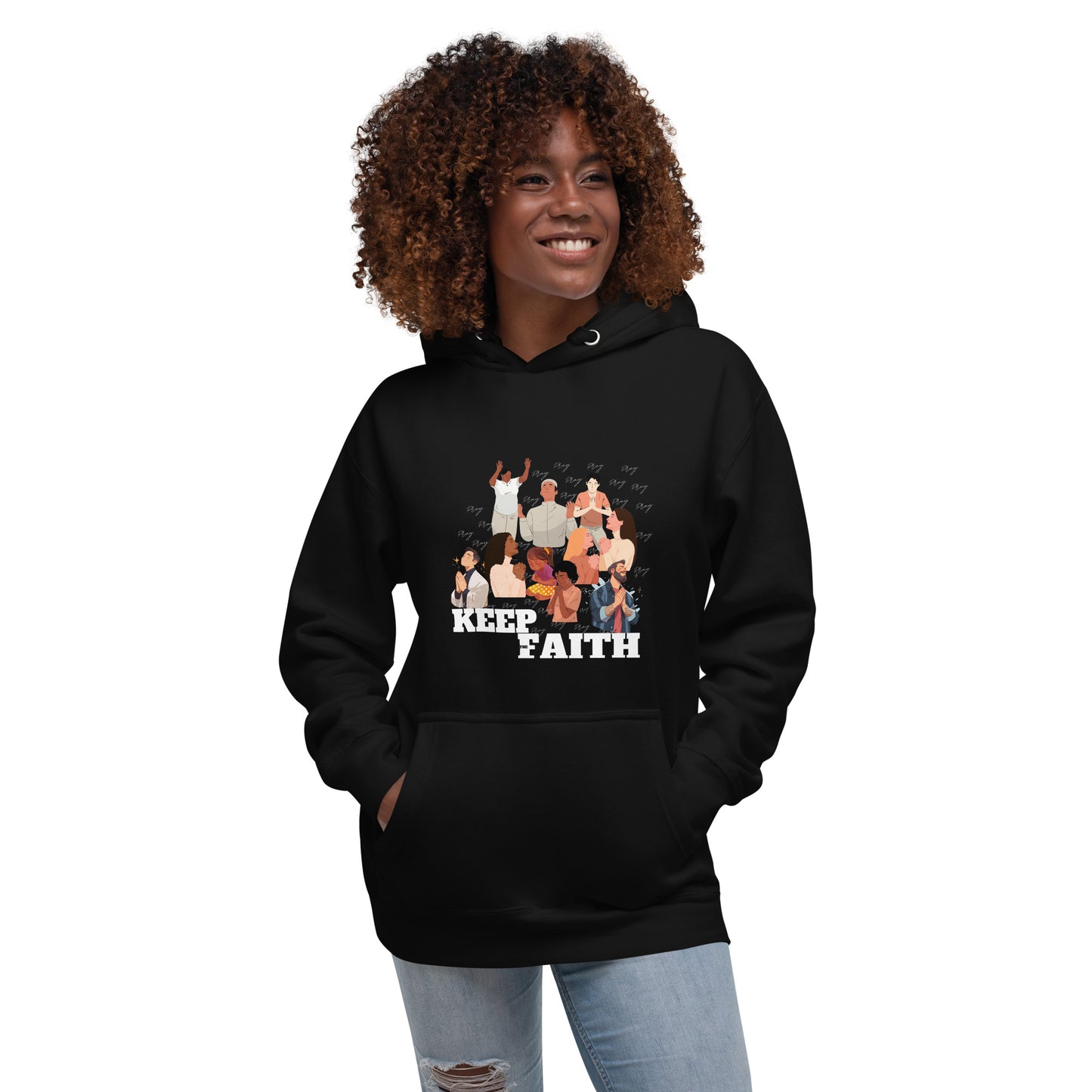 **Pray** Unisex Dark Hoodie