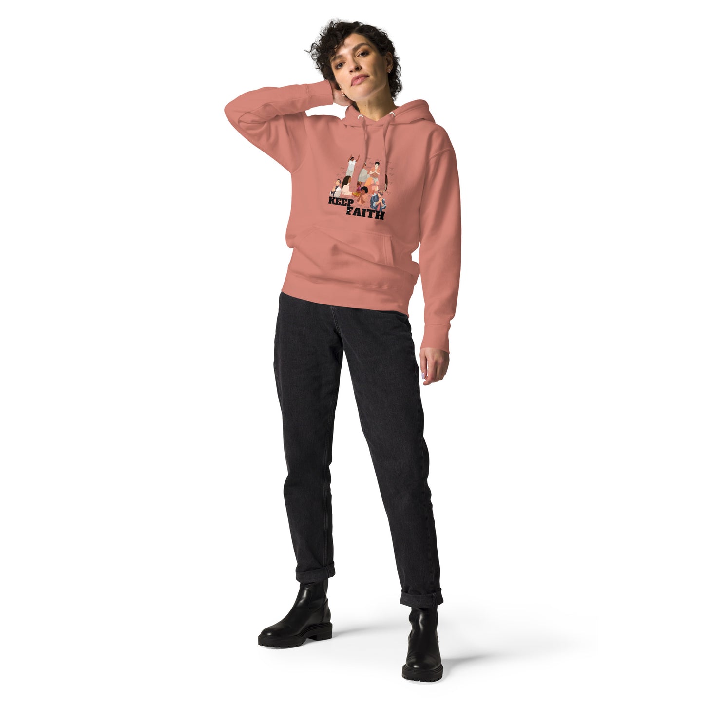 **Pray** Unisex Bright Hoodie