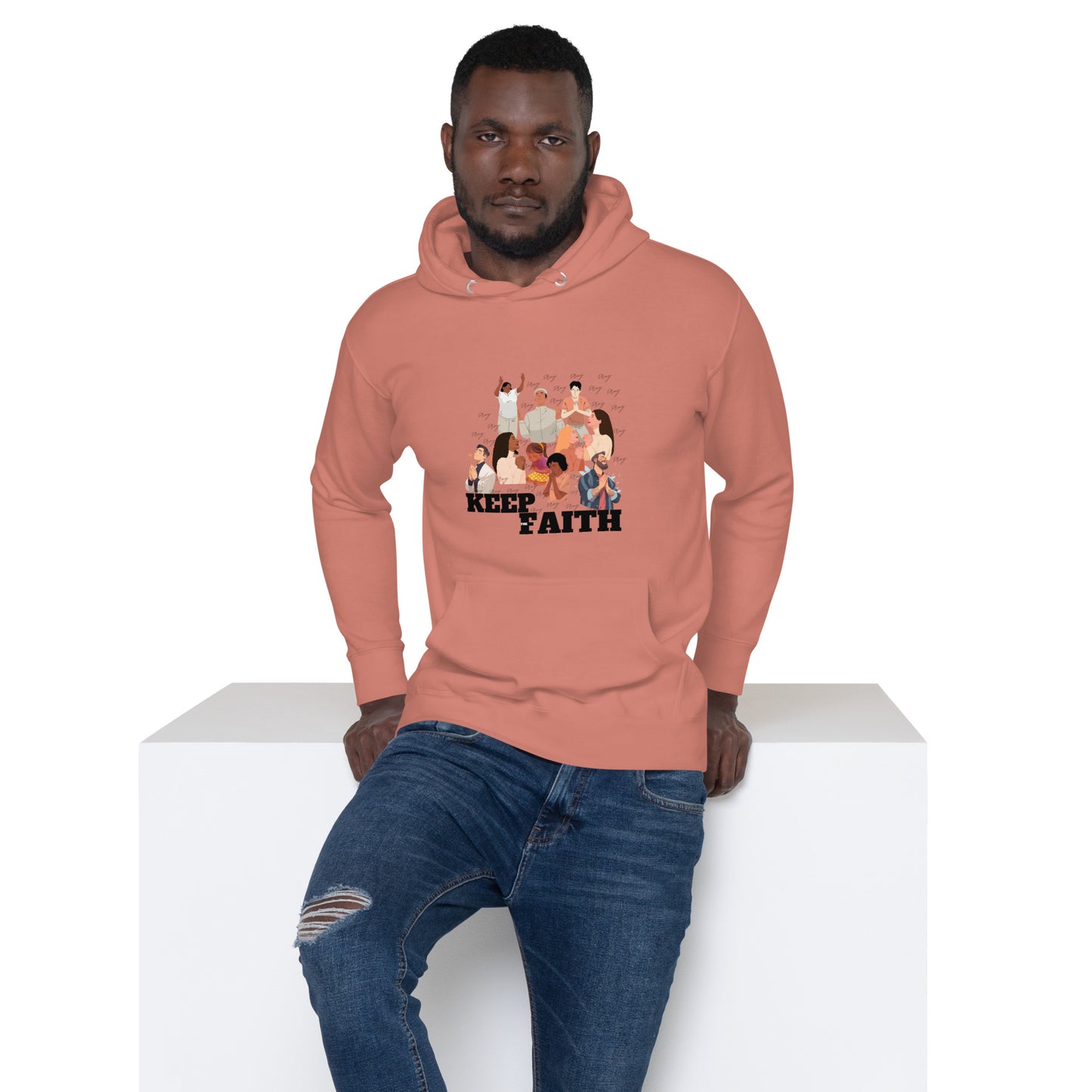 **Pray** Unisex Bright Hoodie