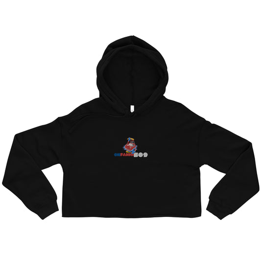 OnFanmi509 "White" Crop Hoodie