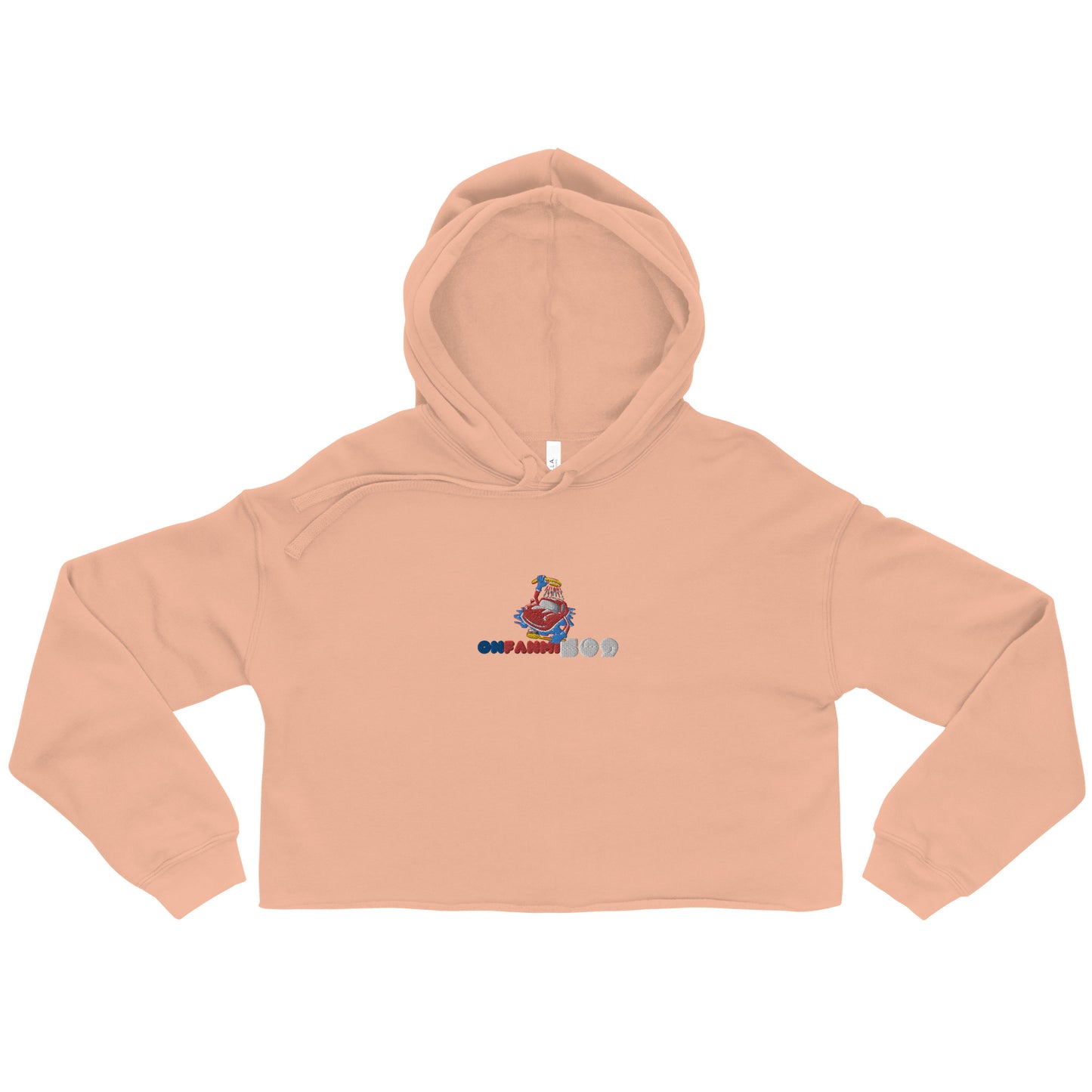 OnFanmi509 "White" Crop Hoodie