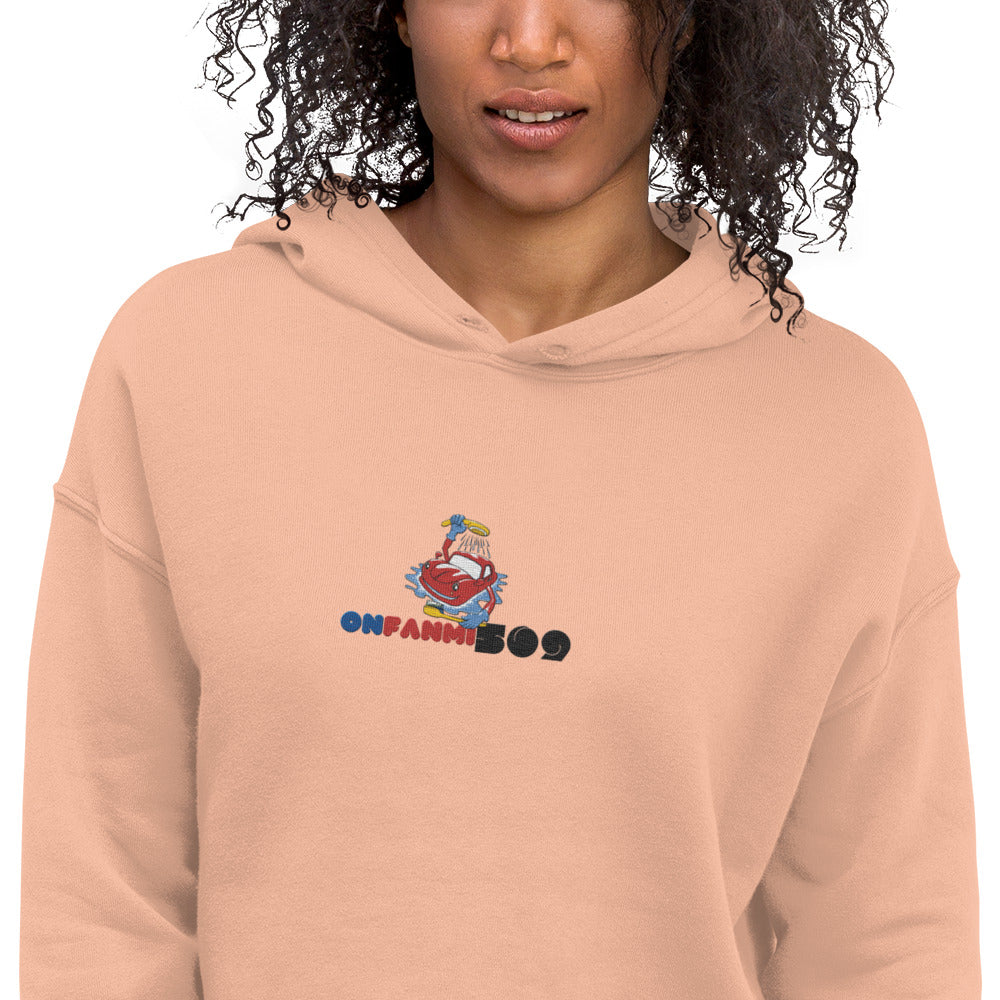 OnFanmi509 "Black" Crop Hoodie