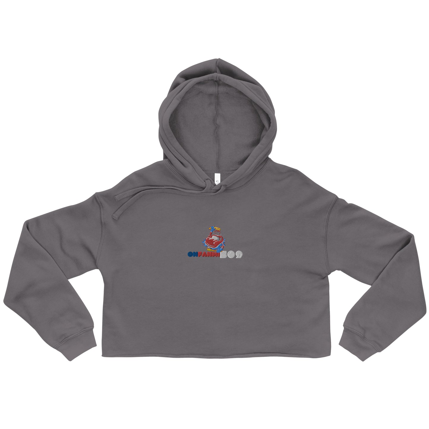 OnFanmi509 "White" Crop Hoodie